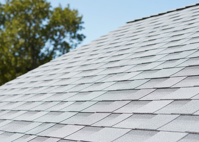 New roof installation on suburban home